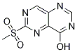 6-(甲基磺酰基)嘧啶并[5,4-D]嘧啶-4-醇, 176637-92-6, 结构式