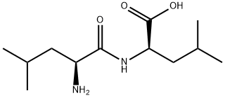 L-ロイシル-D-ロイシン二水和物 化学構造式
