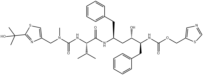 雷托那韦杂质E, 176655-56-4, 结构式