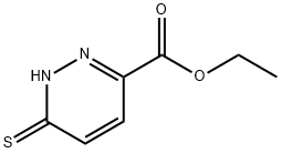 Ethyl 6-mercaptopyridazine-3-carboxylate, 176658-62-1, 结构式