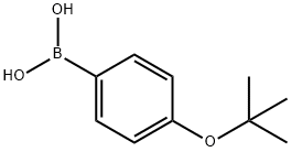 4-叔丁氧基苯硼酸, 176672-49-4, 结构式