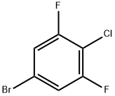 5-ブロモ-2-クロロ-1,3-ジフルオロベンゼン 化学構造式