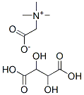カルボキシラトメチルトリメチルアミニウム/酒石酸,(1:x) 化学構造式