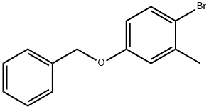 5-ベンジルオキシ-2-ブロモトルエン 臭化物 化学構造式