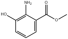 2-アミノ-3-ヒドロキシ安息香酸メチル 化学構造式