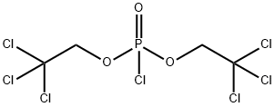 双(2,2,2-三氯乙基)磷酰氯, 17672-53-6, 结构式