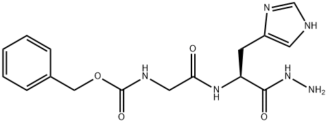 Z-GLY-HIS-NHNH2 Struktur