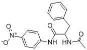 N-アセチル-DL-フェニルアラニン-P-ニトロアニリド 化学構造式