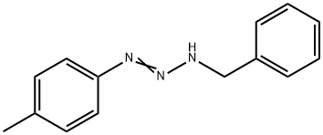 1-ベンジル-3-p-トリルトリアゼン 化学構造式