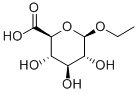 エチルβ-D-グルコピラノシドウロン酸 化学構造式
