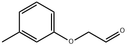 Acetaldehyde, (3-methylphenoxy)- (9CI) Structure