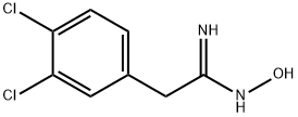 2-(3,4-DICHLORO-PHENYL)-N-HYDROXY-ACETAMIDINE 化学構造式