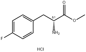 H-P-FLUORO-D-PHE-OME HCL Structure