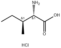 L-异亮氨酸盐酸盐 结构式