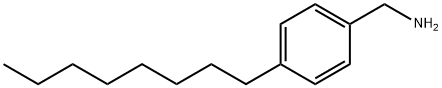 4-辛基苄胺, 176956-02-8, 结构式