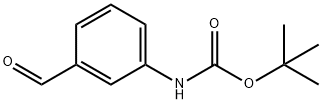 3-(叔丁氧羰基氨基)苯甲醛, 176980-36-2, 结构式