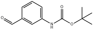 (3-FORMYL-PHENYL)-CARBAMIC ACID TERT-BUTYL ESTER Structure