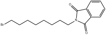 N-(8-溴辛基)邻苯二甲酰亚胺, 17702-83-9, 结构式