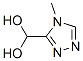 Methanediol, (4-methyl-4H-1,2,4-triazol-3-yl)- (9CI) 结构式
