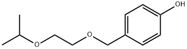 4-Isopropoxyethoxymethylphenol Struktur