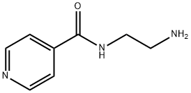 N-(2-アミノエチル)イソニコチンアミド 化学構造式