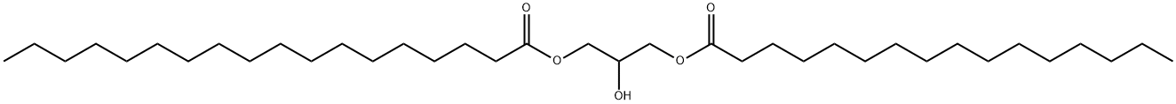 1-棕榈酸-3-硬脂酸甘油酯, 17708-08-6, 结构式