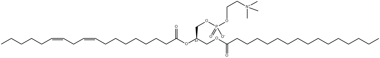 1,2-DIACYL-SN-GLYCERO-3-PHOSPHOCHOLINE, 17708-90-6, 结构式