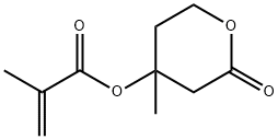 Mevalonic Lactone Methacrylate (stabilized with MEHQ) Structure