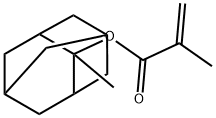 2-メタクリロイルオキシ-2-メチルアダマンタン 化学構造式