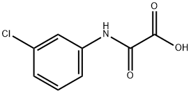 [(3-クロロフェニル)アミノ](オキソ)酢酸 化学構造式