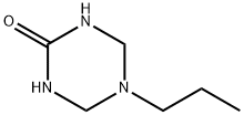 tetrahydro-5-propyl-1,3,5-triazin-2(1H)-one Struktur
