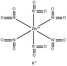 POTASSIUM HEXANITRORHODATE(III) Struktur