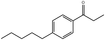 1-(4-PENTYLPHENYL)PROPAN-1-ONE 化学構造式