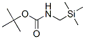 Carbamic acid, [(trimethylsilyl)methyl]-, 1,1-dimethylethyl ester (9CI) Struktur