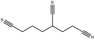 1,3,6-ヘキサントリカルボニトリル 化学構造式