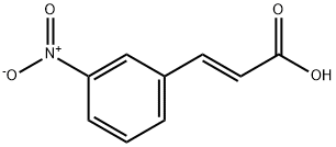(E)-3-ニトロけい皮酸 化学構造式