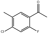 4'-CHLORO-2'-FLUORO-5'-METHYLACETOPHENONE Structure