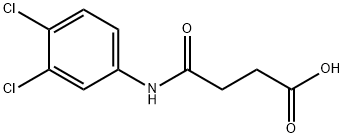 N-(3,4-DICHLORO-PHENYL)-SUCCINAMIC ACID Structure