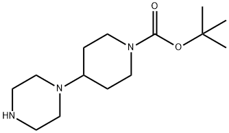 4-PIPERAZIN-1-YL-PIPERIDINE-1-CARBOXYLIC ACID TERT-BUTYL ESTER Struktur