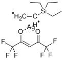 三乙基乙烯硅烷(六氟乙酰丙酮)银,177279-28-6,结构式