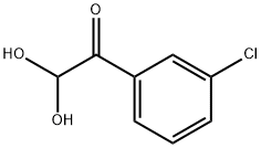 3-クロロフェニルグリオキサール HYDRATE 化学構造式