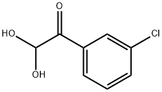 3-CHLOROPHENYLGLYOXAL HYDRATE Structure