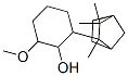2-methoxy-6-(2,3,3-trimethylbicyclo[2.2.1]hept-2-yl)cyclohexan-1-ol Struktur