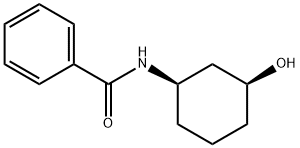 cis-N-(3-hydroxycyclohexyl)benzamide Struktur