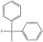 DIPHENYLMETHYLFLUOROSILANE Structure