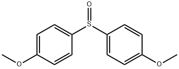 ビス(4-メトキシフェニル)スルホキシド 化学構造式