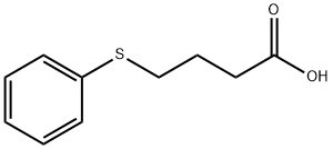 4-(フェニルスルファニル)ブタン酸 化学構造式