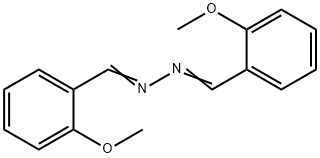 2-メトキシベンズアルデヒド[(2-メトキシフェニル)メチレン]ヒドラゾン 化学構造式