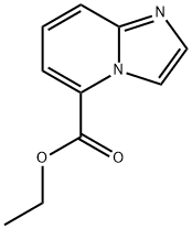 イミダゾ[1,2-a]ピリジン-5-カルボン酸エチル 化学構造式