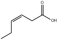 顺式-3-己烯酸, 1775-43-5, 结构式